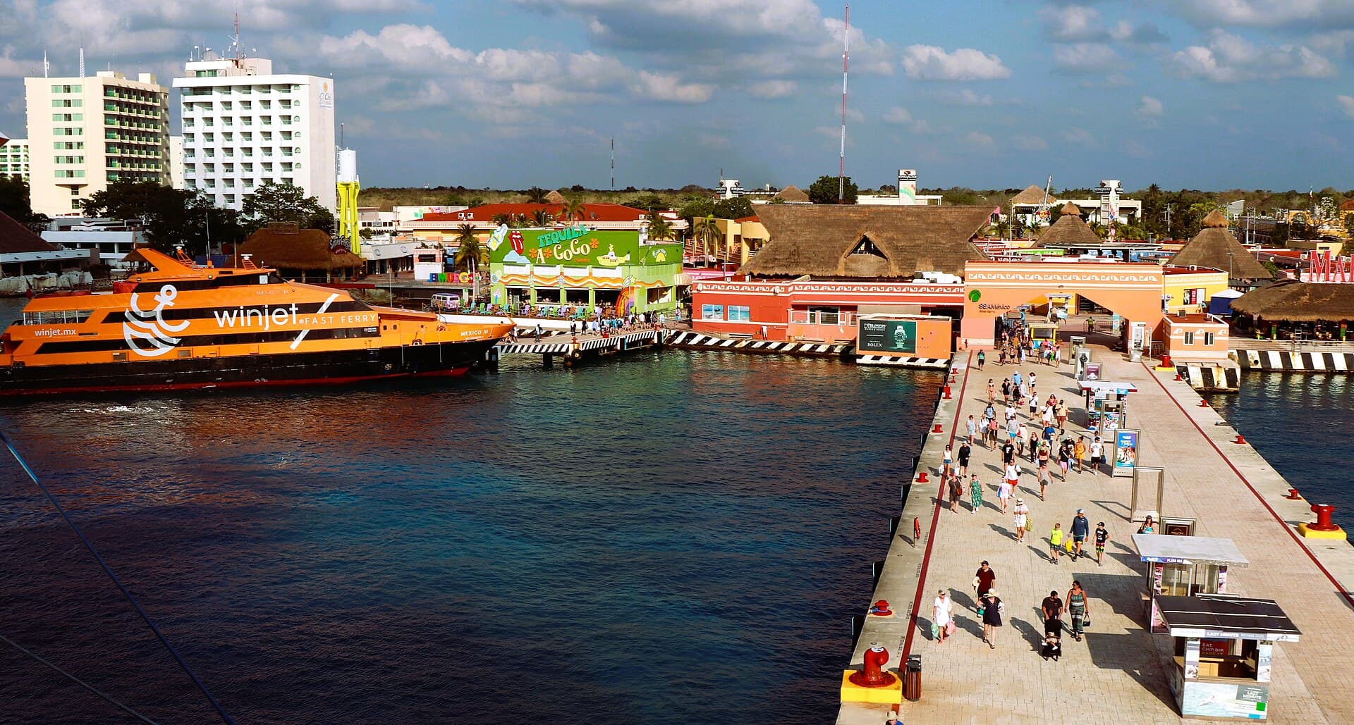 Quai de croisière à Cozumel