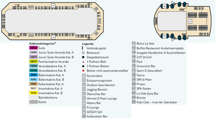 TUI Mein Schiff 1 - Deck 14 Brise